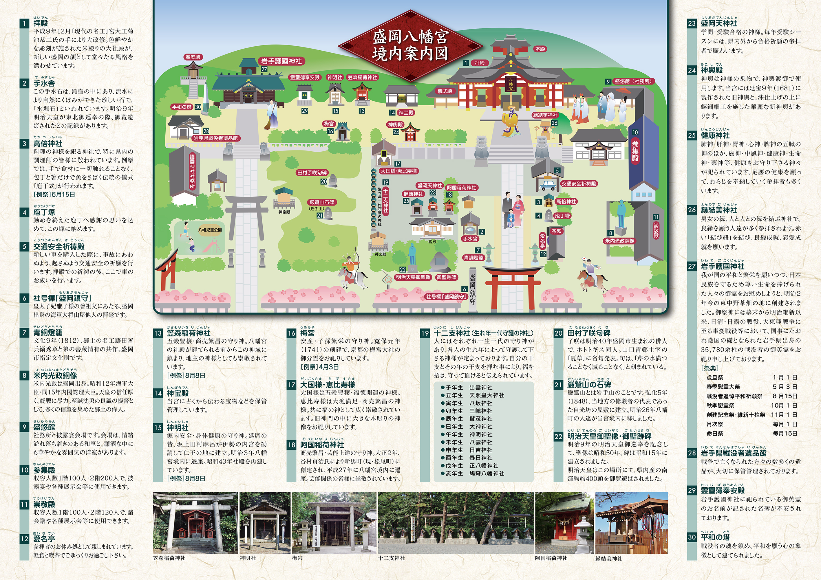 |日本岩手景點|當地人最重要最看重擁有300年以上的👉盛岡八幡宮，一次走訪那12座神社😍~